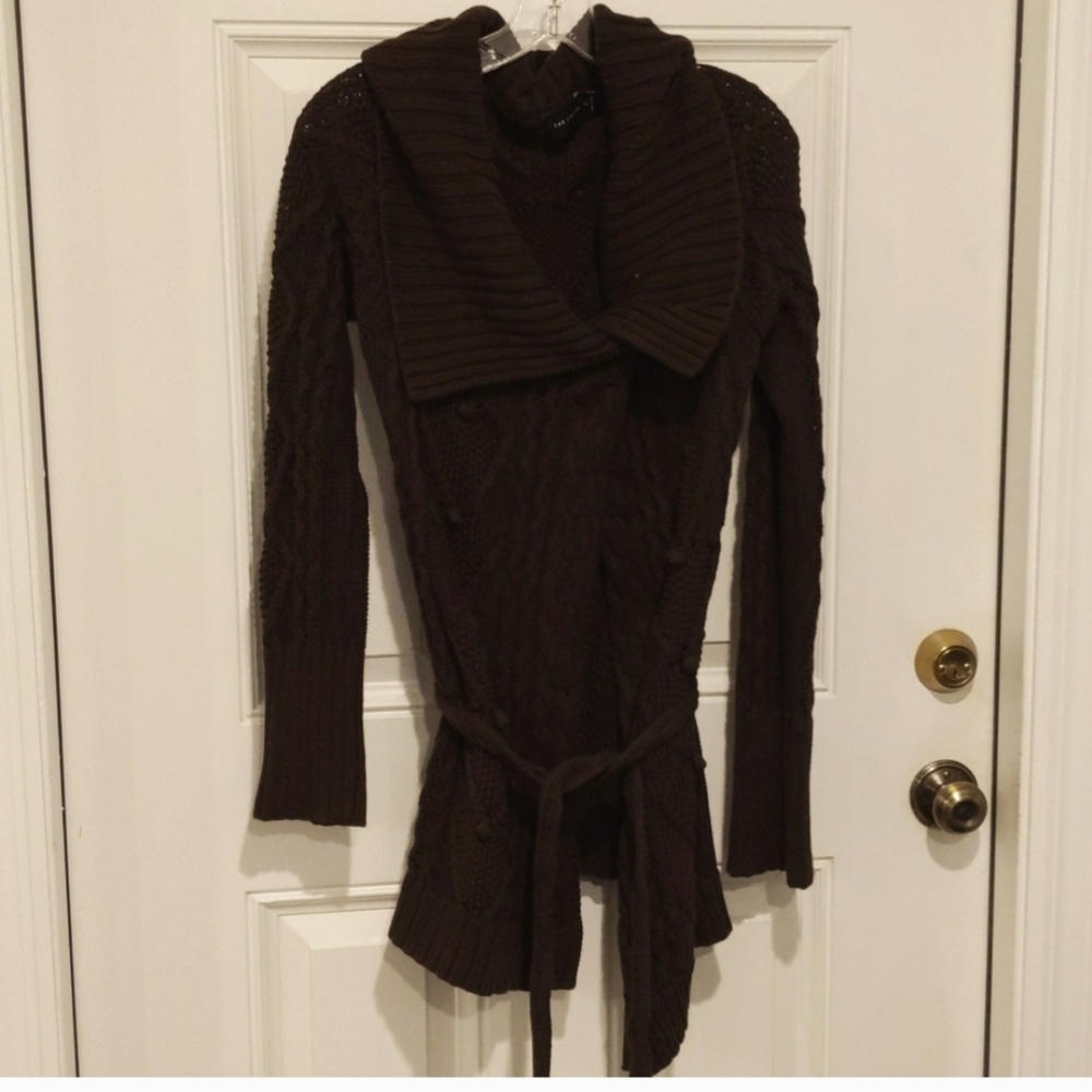 Cozy Brown Knit Sweater
